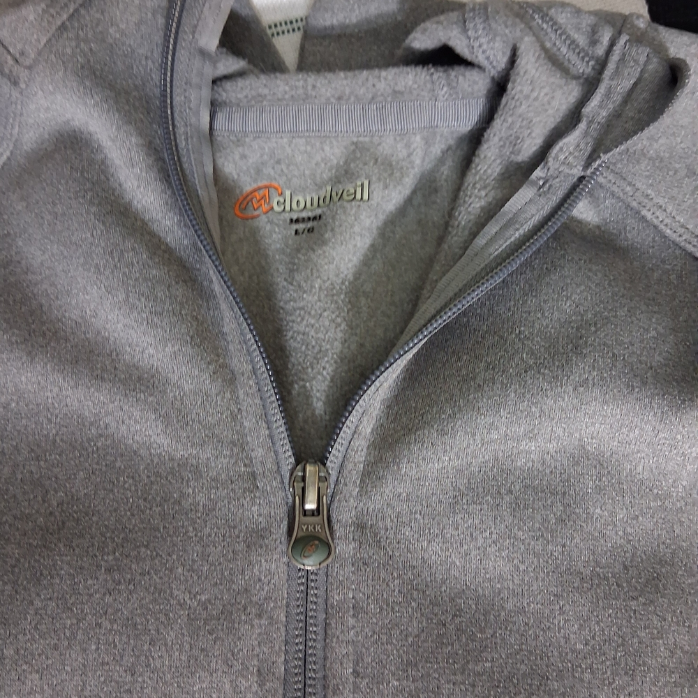 Cloudveil Gray Full-Zip Jacket - Picture 3 of 6